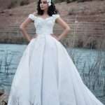 Satin Ball Gown Wedding Dress 30030